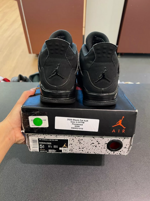 Jordan 4 Retro Black Cat (2020) (GS)