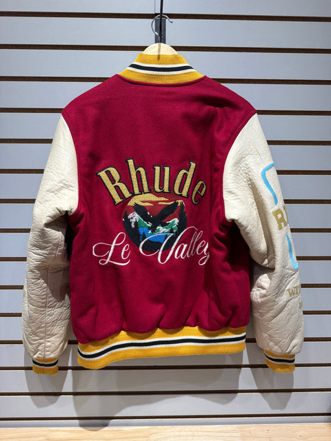 Rhude x Mr. Porter "Le Valley" Varsity Jacket Size Large