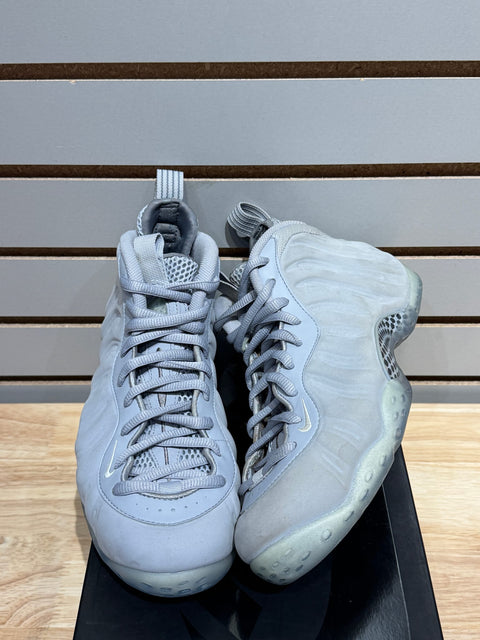 Nike Air Foamposite One Wolf Grey Suede Sz 8