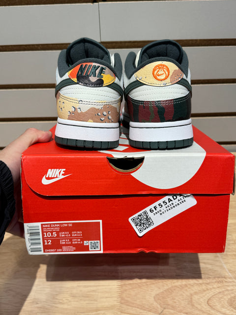 Nike Dunk Low SE Sail Multi-Camo