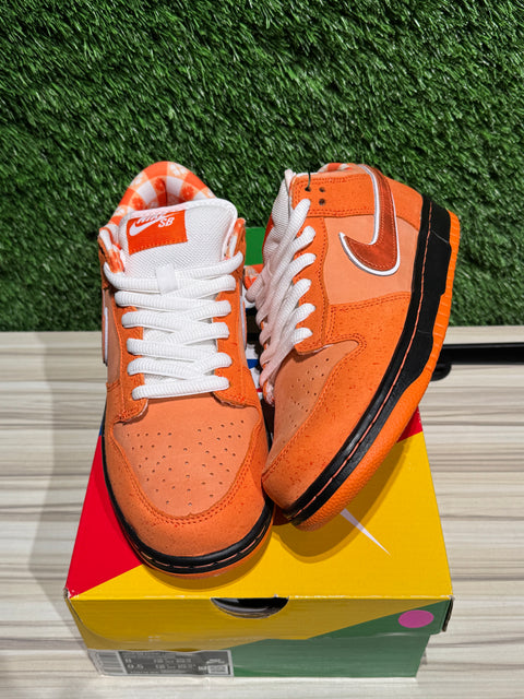 Nike SB Dunk Low Concepts Orange Lobster Sz 8