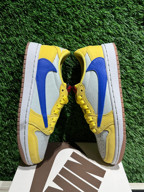 Jordan 1 Retro Low OG SP Travis Scott Canary (Women's) Sz 4.5M/6W
