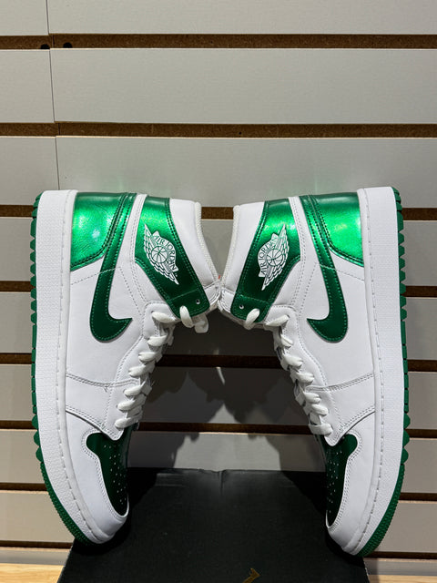 Jordan 1 Retro High Golf Metallic Green Sz 12