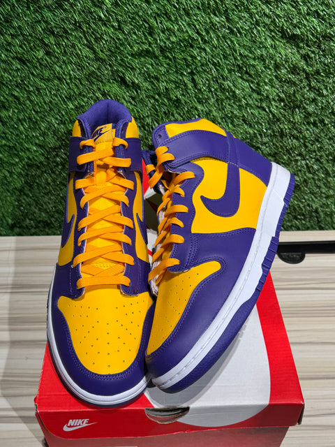 Nike Dunk High Lakers Sz 13M
