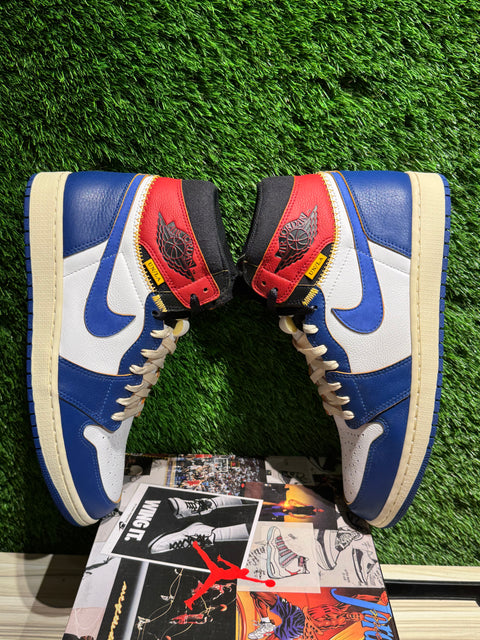 Jordan 1 Retro High Union Los Angeles Storm Blue (Sample) Sz 12M