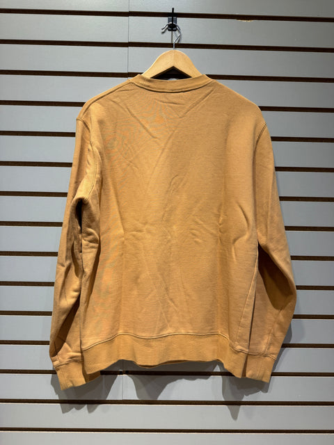 Billionaire Boys Club BBC Icecream Spellout Brown Tan Crewneck Sweater Sz M