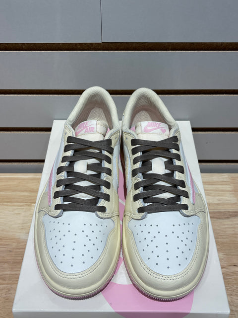 Jordan 1 Retro Low OG SP Travis Scott Shy Pink Sz 8.5M