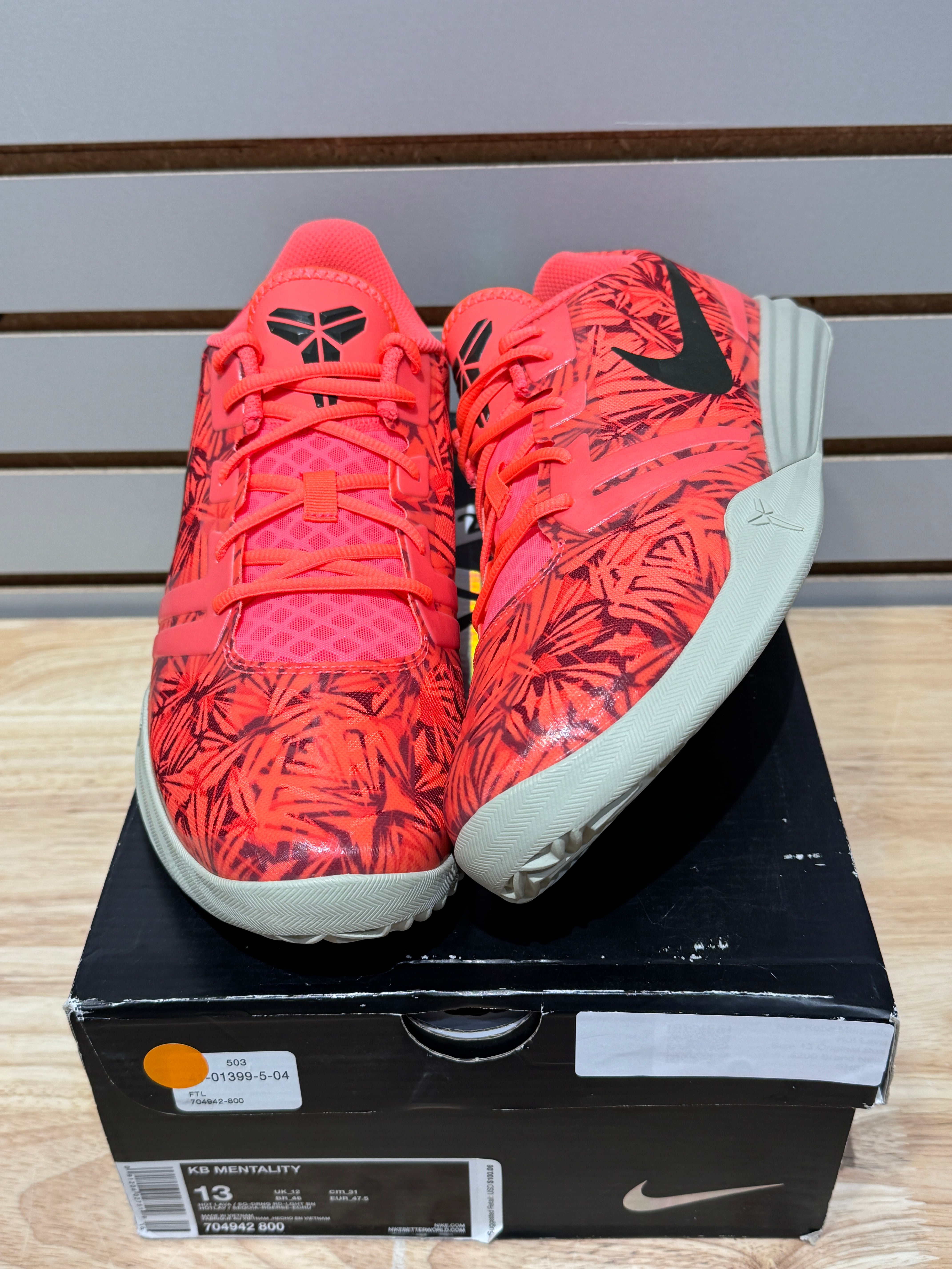 Nike Kobe Mentality Hot Lava Sz 13 – Sneak City