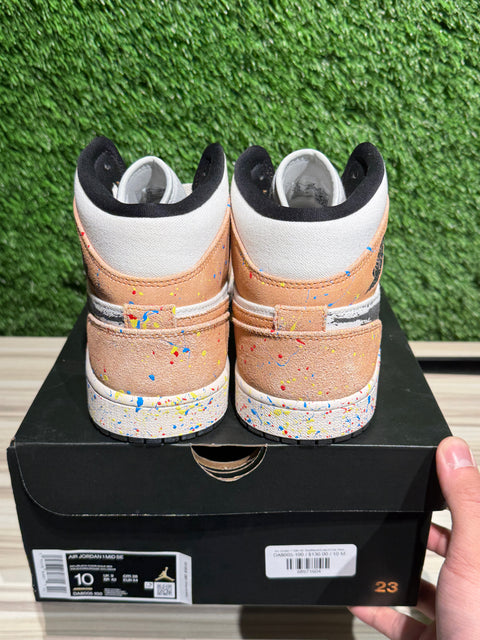 Jordan 1 Mid SE Brushstroke Sz 10