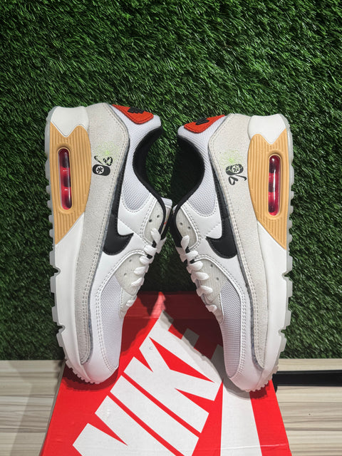Nike Air Max 90 SE Swoosh Fiber White Sz 10M