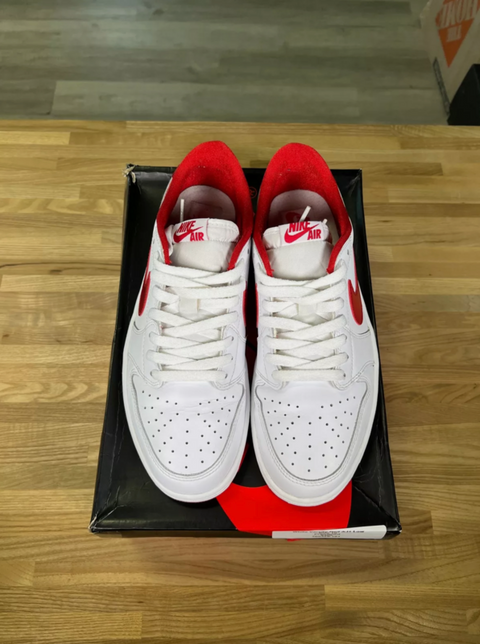 Jordan 1 Retro Low White Varsity Red