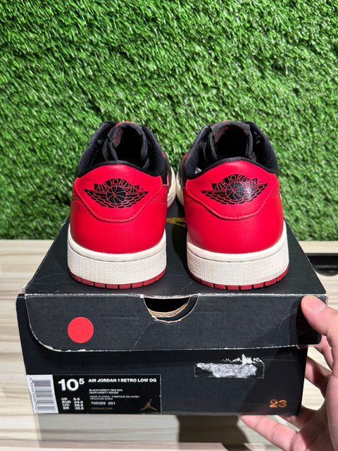 Jordan 1 Retro Low Bred (2015) Sz 10.5