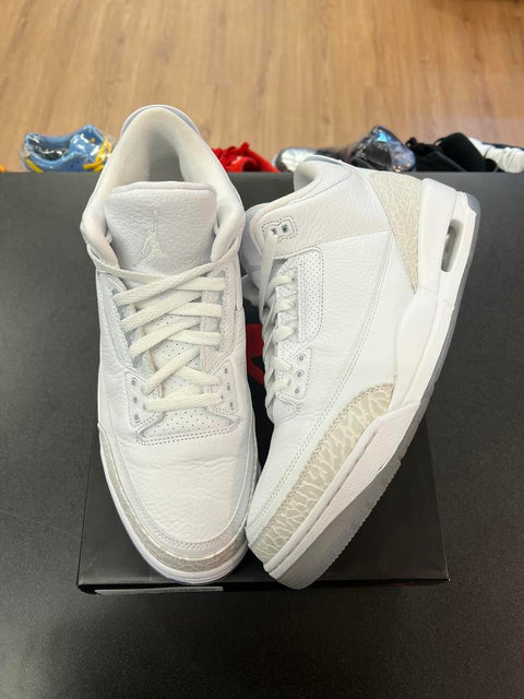 Jordan 3 Retro Pure White Sz 12