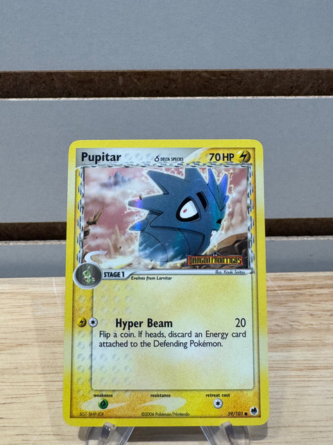Pupitar (Delta Species) - Pokemon EX Dragon Frontiers (DF)