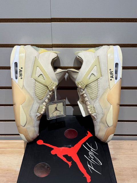 Jordan 4 Retro Off-White Sail (Women's) Sz 10.5M/12W,,