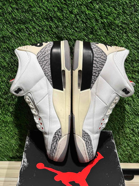 Jordan 3 Retro White Cement Reimagined Sz 10M, 