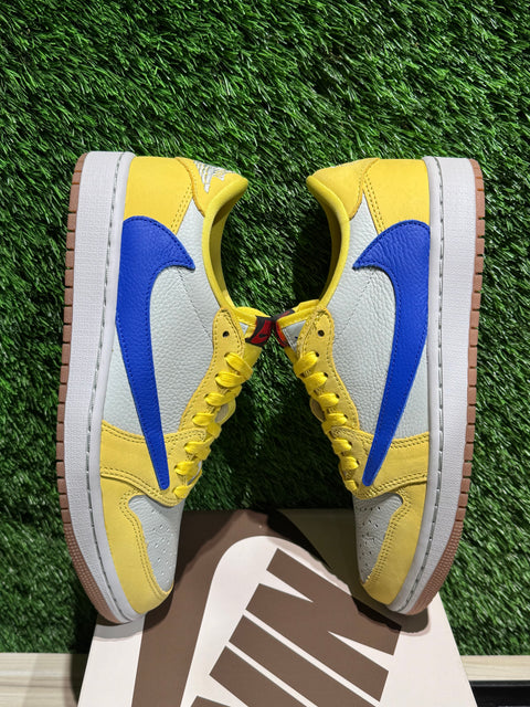 Jordan 1 Retro Low OG SP Travis Scott Canary (Women's) Sz 7M/8.5W