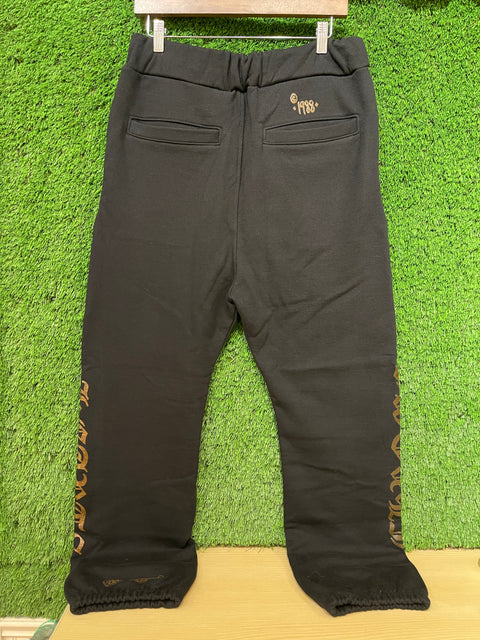 Chrome Hearts Black Iridescent Sweatpants Sz S