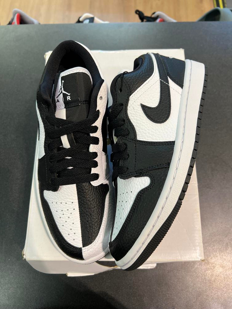 WMNS AIR JORDAN 1 deals LOW SE HOMAGE SPLIT BLACK WHITE