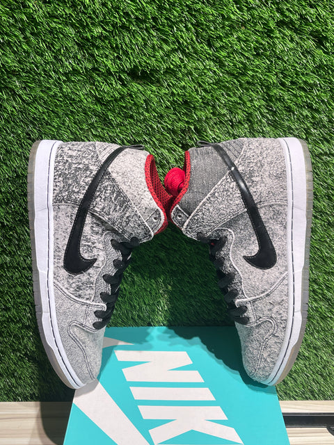 Nike SB Dunk High Salt Stain Sz 8M