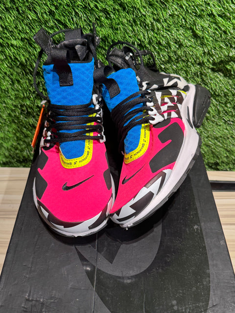 Nike Air Presto Mid Acronym Racer Pink Sz 5M
