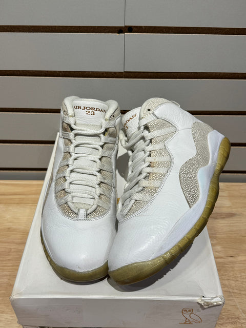 Jordan 10 Retro Drake OVO White Sz 11