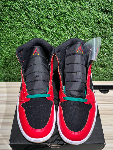 Jordan 1 Mid SE Christmas Sz 10M