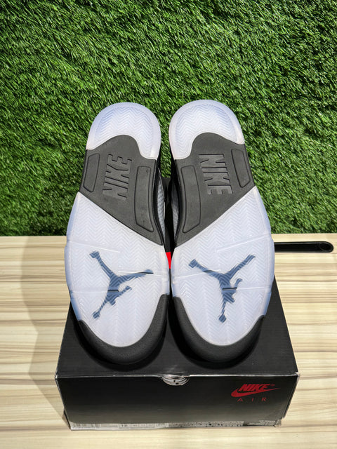Jordan 5 Retro OG Black Metallic Reimagined Sz 12
