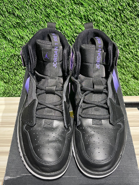 Jordan 1 High React Black Court Purple Sz 11M