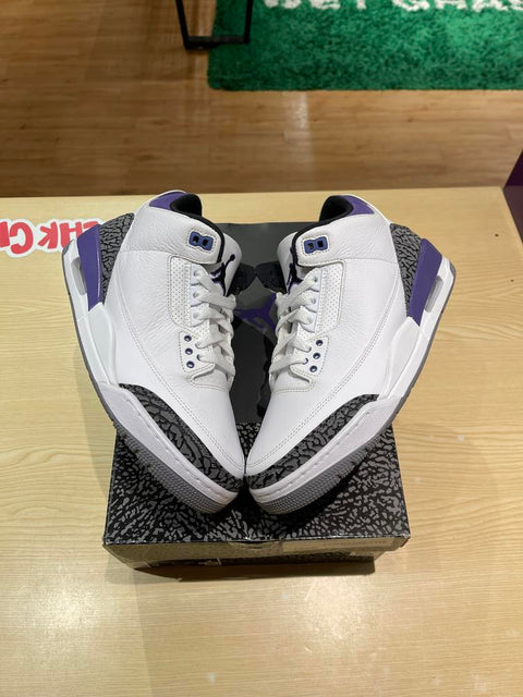 Jordan 3 Retro Dark Iris Sz 9