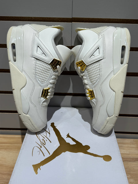 Jordan 4 Retro Metallic Gold (Women's) Sz 9M/10.5W
