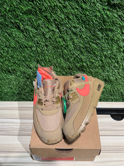 Nike Air Max 90 Off-White Desert Ore (TD) Sz 9C