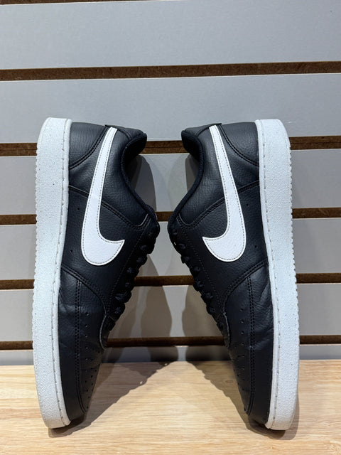 Nike Court Vision Low Next Nature Black White Sz 9.5M