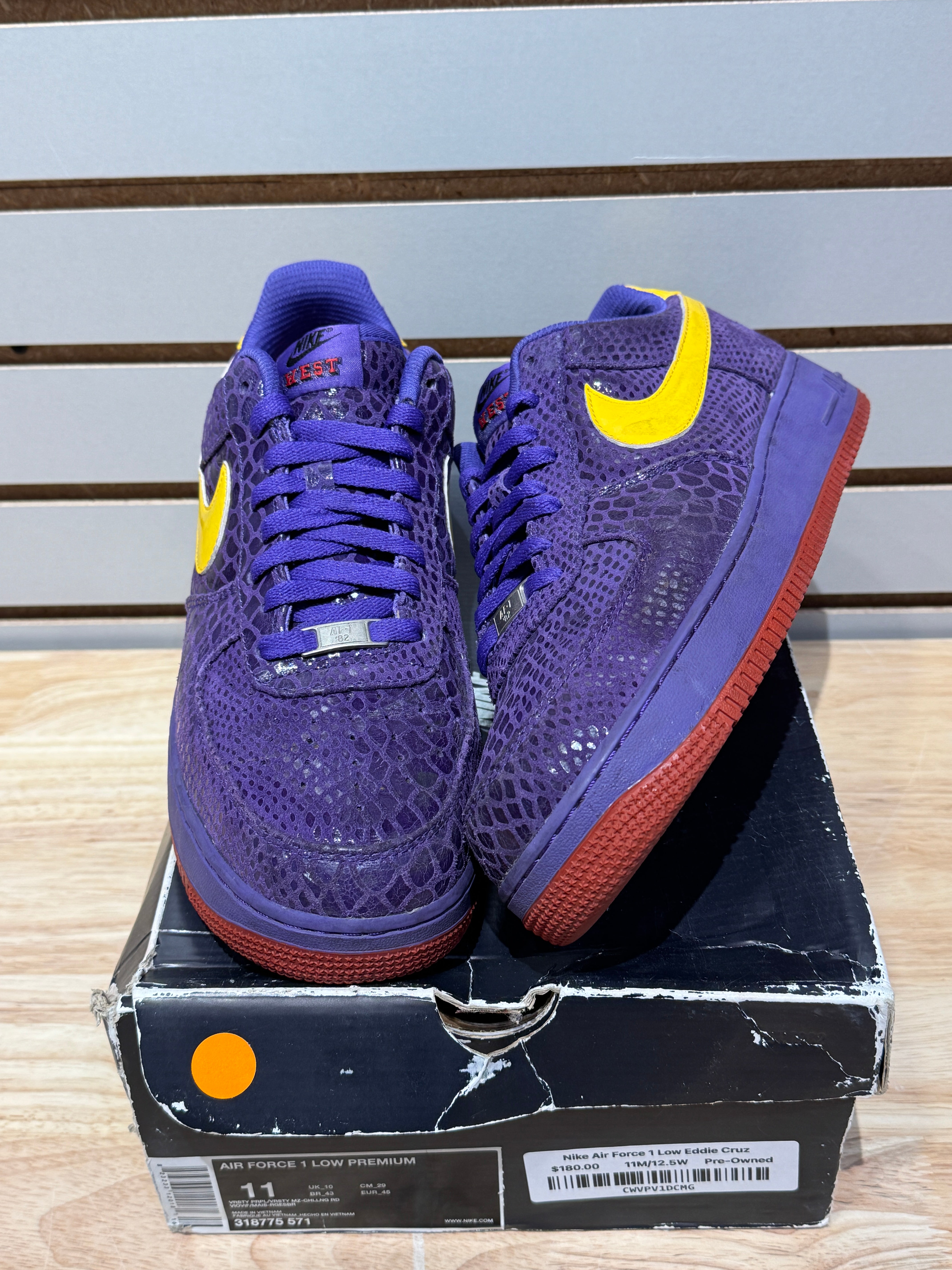 Nike Air Force 1 Low Eddie Cruz Sz 11 – Sneak City