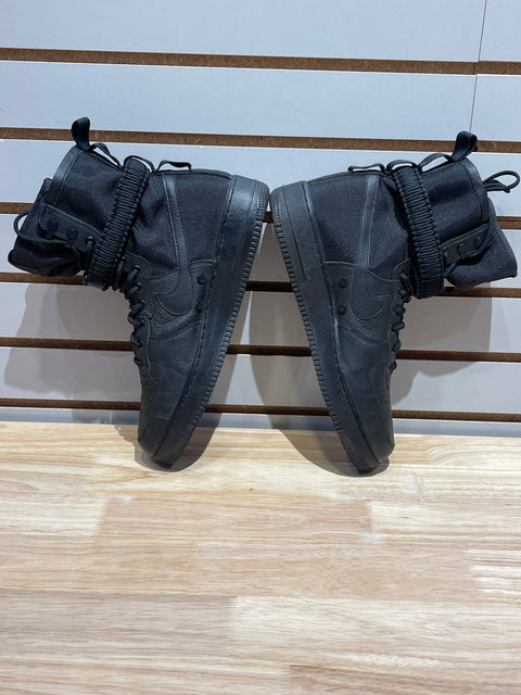 Nike SF Air Force 1 High Triple Black Sz 12