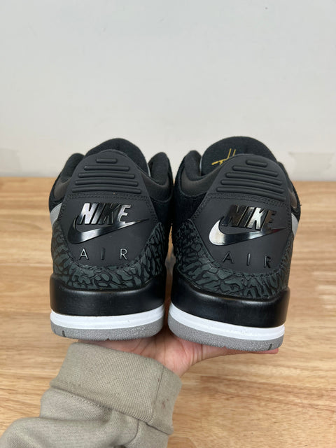 Jordan 3 Retro Tinker Black Cement Gold