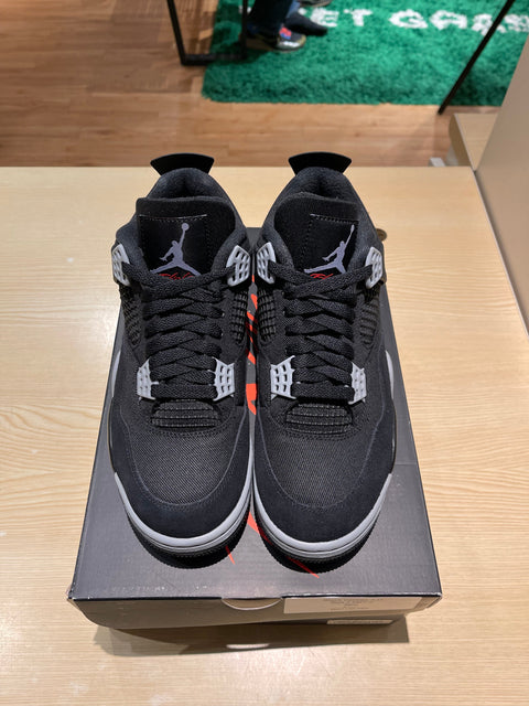 Jordan 4 Retro Black Canvas