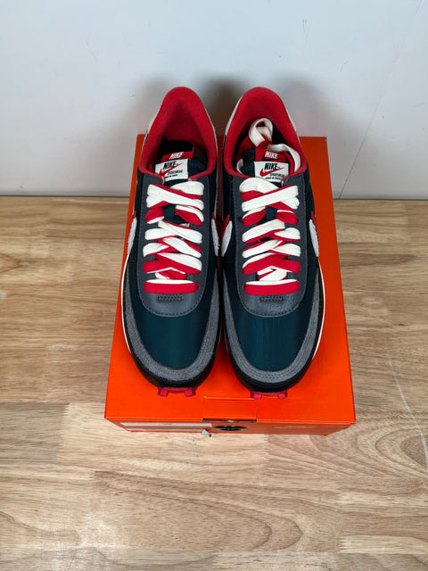 Nike LD Waffle sacai Undercover Midnight Spruce University Red