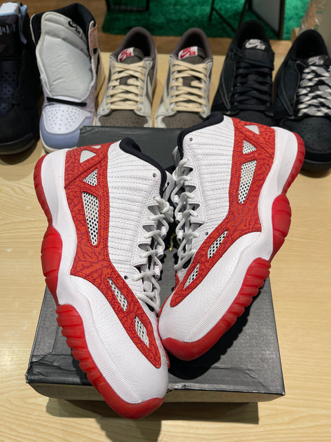 Jordan 11 Retro Low IE White Gym Red