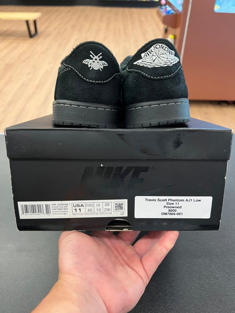 Jordan 1 Retro Low OG SP Travis Scott Black Phantom