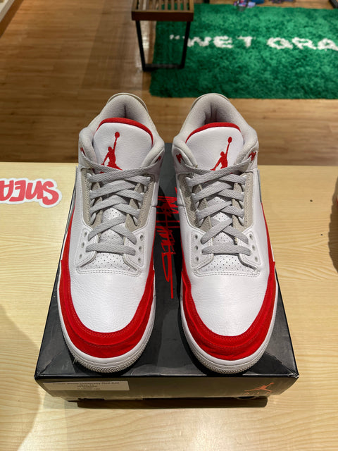 Jordan 3 Retro Tinker White University Red