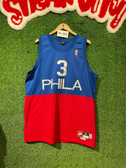 Allen Iverson Philadelphia Nike Jersey Sz XL (+2 length)