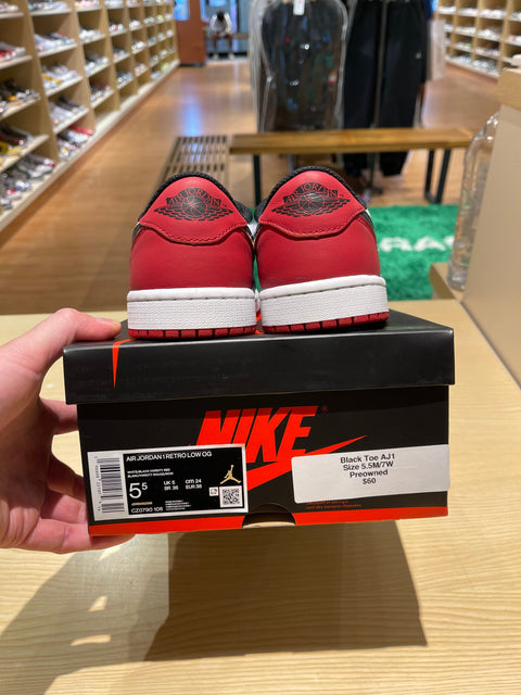 Jordan 1 Low Black Toe Medium Olive