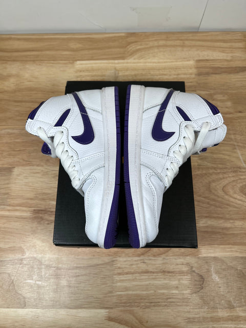 Jordan 1 Low Court Purple White