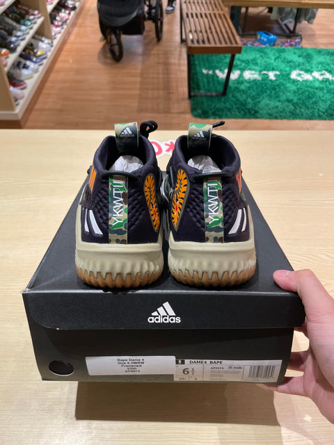 adidas Dame 4 A Bathing Ape Camo