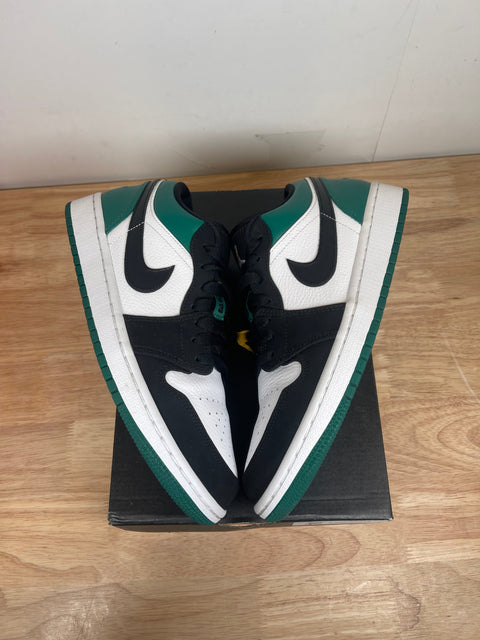 Jordan 1 Low White Black Mystic Green