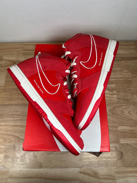 Nike Dunk High First Use Red