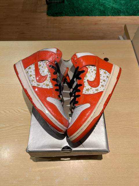 Nike Dunk High Pro SB Supreme Orange Stars