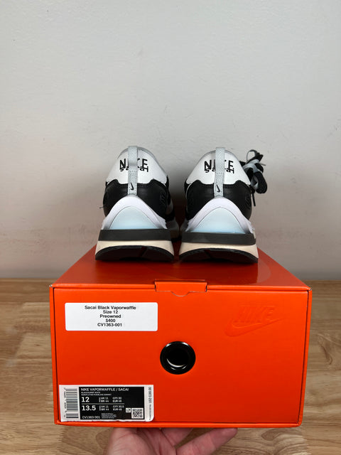 Sacai Black Nike Vaporwaffle Sz 12