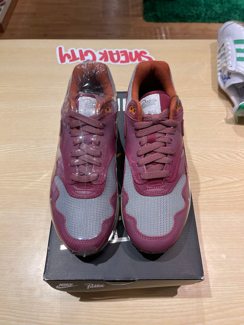 Nike Air Max 1 Patta Waves Rush Maroon (with Bracelet)